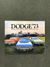 Vintage 1973 DODGE CHARGER Car Sales Brochure Catalog - Coronet Dart Challenger