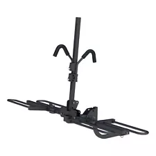 Curt 18085 Tray-Style Hitch Mounted Steel 2-Bike Rack for 1.25"/2" Receivers