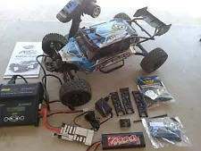 Carson RC Car Climb Warrior 1/8 Scale RTR With Remote Battery Charger Etc Lot