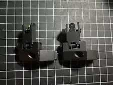 Tactical Front Rear 45 Degree Offset Backup Iron Sight Set