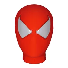 Scarlet Spider-Man 3D Mask Cosplay Spiderman Ben Reilly Mask Costume Halloween