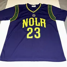 New Orleans Pelicans basketball Mardi Gras Anthony Davis jersey Match-Up Brand M