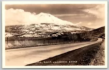 Mt Shasta CA "Rainier" Billboard - JH Eastman Real Photo 1930-1950 Postcard 8571