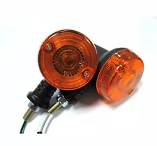 2X For Kawasaki KLR650 KL650A KLR600 KL600A KL600B Rear Turn Signals Europe type (For: Kawasaki)