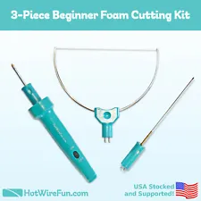 Hot Wire Fun 3-in-1 Foam Cutter Styrofoam Beginner Tool Kit