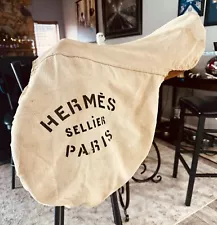 Hermes French 16" Hunter/Jumper Competition Saddle Pre-Owned Includes Stirrups