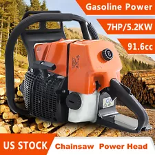 MS660 91.6cc Top Handle Chainsaw Power Head Gasoline Fit 20/22/24/36in Bar Chain