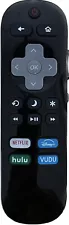 Replaced Remote Control For Onn TCL ELEMENT HISENSE Roku TV Netflix Disney+ Hulu