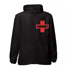 BANE Better Left Unsaid Hardcore Front/Back Print Lightweight Zip Up Windbreaker