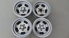 4 Vintage 14" US Indy Style Mag Wheels 14x7 Rims 5x4.75" Chevy Pontiac Buick GM