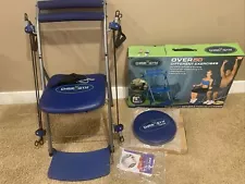 CHAIR GYM Total Body Workout Machine-W,DVDS & Swivel Seat No Manual