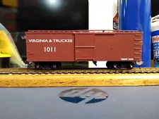 Old Time Wood Boxcar Virginia & Truckee HO Scale Knuckle Couple Car #1011 No Box