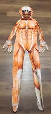 Attack on Titan Zentai Suit Full Body Muscle Prints Stretch Spandex Halloween