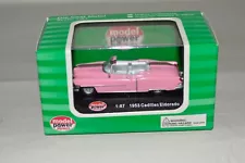 1:87 HO scale diecast Model Power 1953 Cadillac Eldorado PINK convertible