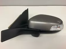 07-13 Volvo S80 V70 Left Drivers Side View Mirror w/ BLIS 472 Gry Pearl 31217559