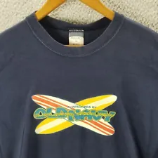 Vintage 90s Old Navy Surfboard T-shirt Adult XL Blue Made in USA