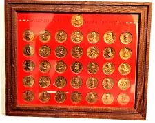 Presidential Hall of Fame Collectors Coin Set 1968 The Franklin Mint