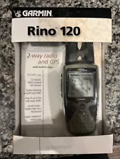 Garmin Rino 120 Handheld GPS Navigator and 2-Way Radio Free Shipping