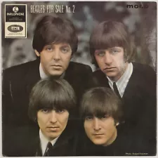 THE BEATLES: For Sale No 2 UK Mono Parlophone EMI GEP 8938 45 EP PS Vinyl