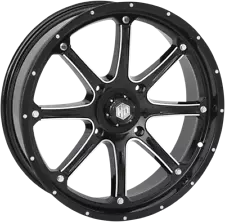 STI HD4 Wheel 20X6.5 4/156 4+2.5 Gloss Black Machined 20HD403