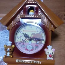 Rilakkuma Mini Log House Clock Wall Clock Not for Sale Limited Rare New unused