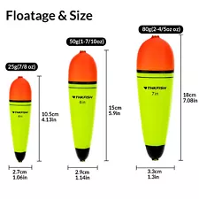 4Pcs Slip Bobbers Floats Eva-slider-bobbers Slip Corks Sea Fishing Catfis 4/6/7