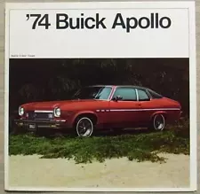 BUICK APOLLO USA Car Sales Brochure For 1974