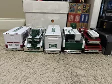 HESS Toy Truck Lot Of 5 - 2015,2017,2018,2019,2020 - Used - Working - Fire - Tow