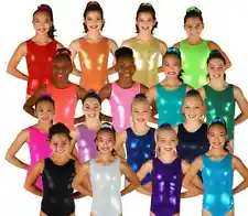 New! Mystique Solid Color Tank Gymnastics Leotard - Variety of colors