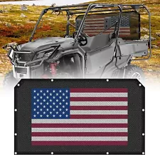 For Honda Pioneer 500/700/1000 2016-2023 UTV Fabric Rear Panel with Open Window