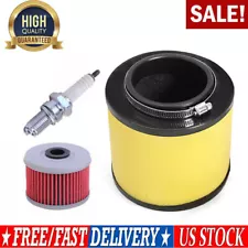 New Air Filter Oil Filter & Spark Plug For Honda Foreman 400 450 Rancher 350 ATV