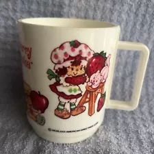 Strawberry Shortcake Plastic Cup 1980s Deka NICE