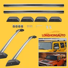 Pair Roof Rack Cross Bar For 06-10 Hummer H3 H3T Crew Cab Pickup / Sport Utility