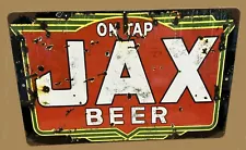 Nostalgic JAX Beer on Tap Retro Aluminum Sign 12"x18"