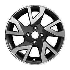 Used 16x6 Machined Charcoal Wheel for 2016-2017 Nissan Versa Hatchback WHL-62780