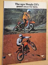 Vintage Honda CR-125M CR250 Elsinore Motocross 3 Page Print-Ad