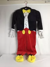 Disney Mickey Mouse Costume Childrens Size 5T 1 Piece Suit Mascot Toysrus