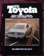 1976 Toyota Car & Truck Full Line Sales Brochure - Celica Land Cruiser