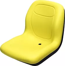 Milsco XB180 Yellow Seat Fits John Deere Gators and Lawn Mowers Toro Scag etc