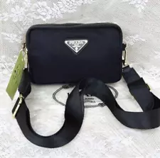 PRADA Shoulder Pouch Black Novelty Vip jp