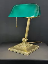 EMERALITE BANKERS LAMP FOR FLAT OR ROLL TOP DESK-EXCELLENT COND-CIRCA 1916-1930