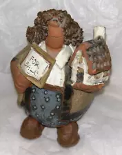 New ListingSara Meadows / Sculptures by Sara ~ "For Sale" Realtor ~ Pottery Figurine ~ EUC