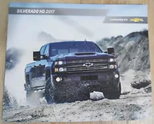 2017 Chevrolet Silverado Truck 52-page Original Car Sales Brochure Catalog