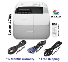 EPSON 470W SHORT THROW PROJECTOR (6 Months Warranty)