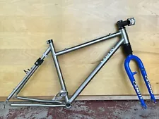 Merlin Titanium Fat Beat Mountain Bike Frame Medium Large Fatty M Fork Moots 26"