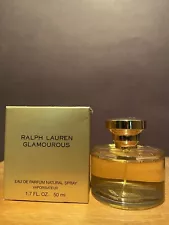 RALPH LAUREN GLAMOUROUS 1.7 FL. Oz / 50 ml Eau de Parfum Spray New in Box RARE