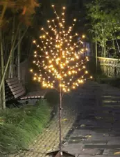 6.5FT 208 LED Cherry Blossom Tree, Lighted Artificial Tree for Decoration