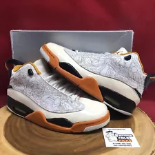 Nike Air Jordan Dub Zero Ceramic Orange Size 8 Chrome 311046-111