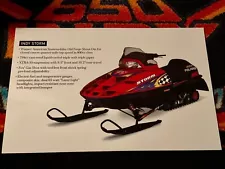 ð ‘98 POLARIS INDY 800 STORM Snowmobile Poster Semi vintage sled 800 Triple cyl