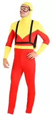 Adult Big Daddy Scuba Steve Sunny Scuba Diver Costume SIZE M (Used w/ defect)